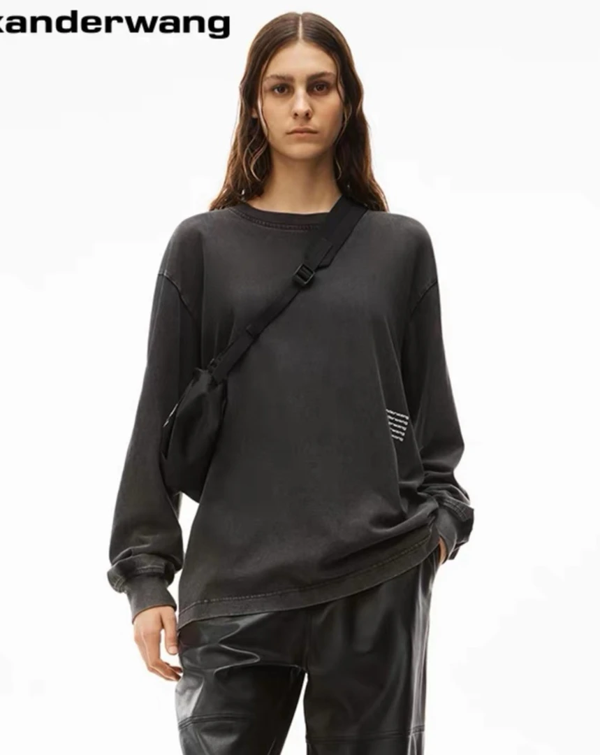 未使用 maje S*1/亚历山大王针织酸洗长袖/07400/JP