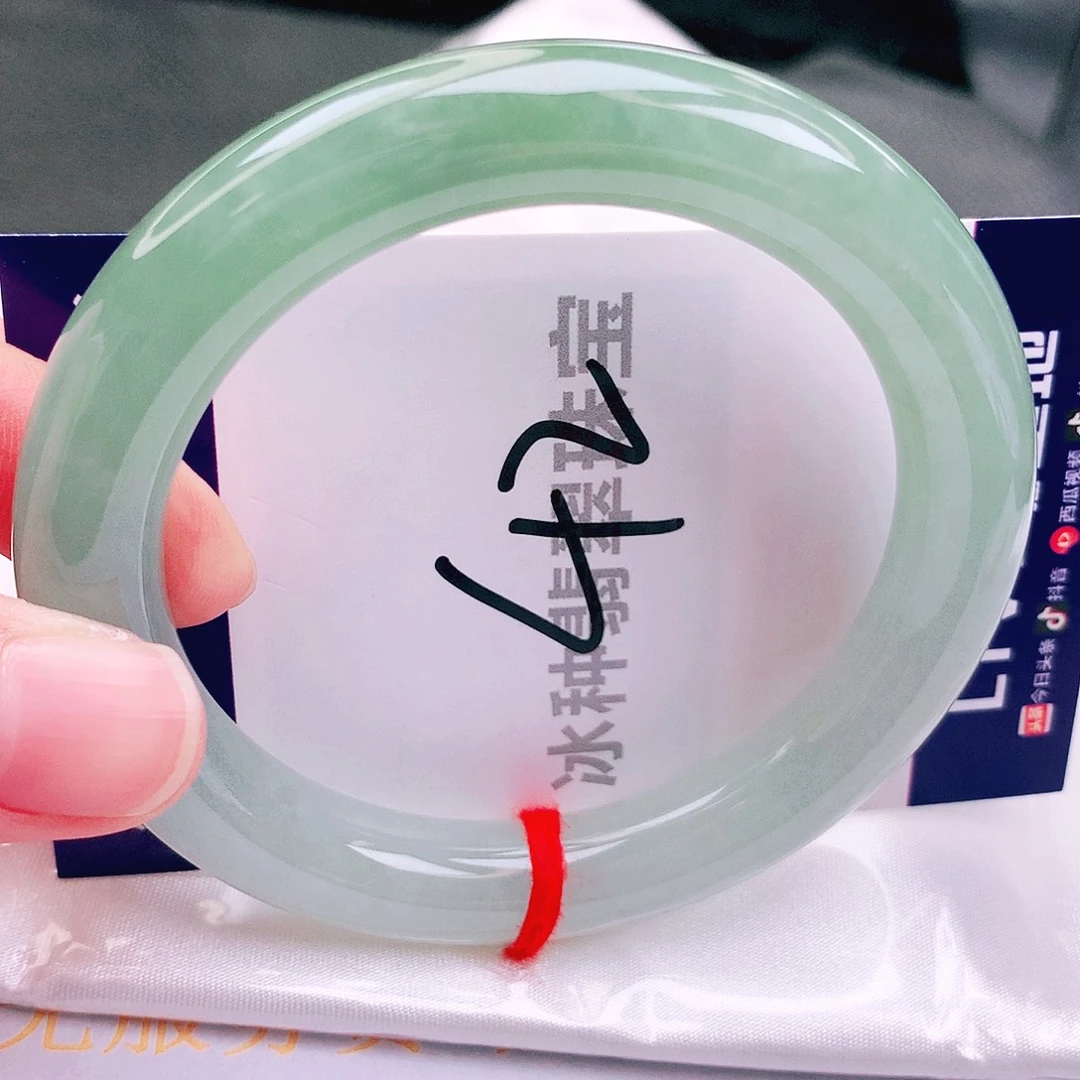 翡翠未镶嵌手镯缅甸天然a货翡翠手鐲