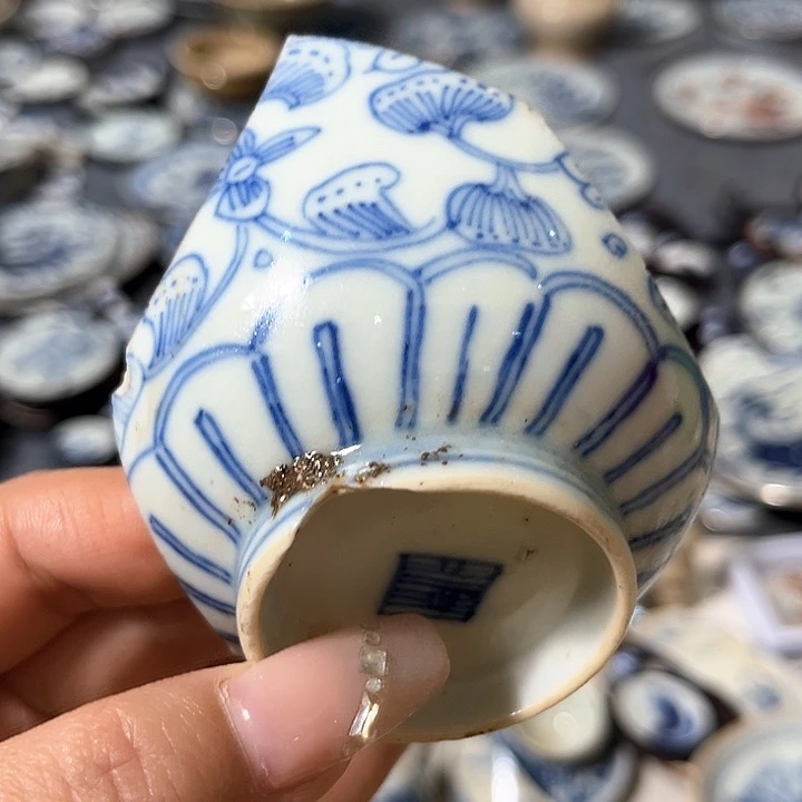 瓷片瓷片茶托喝茶非常不错