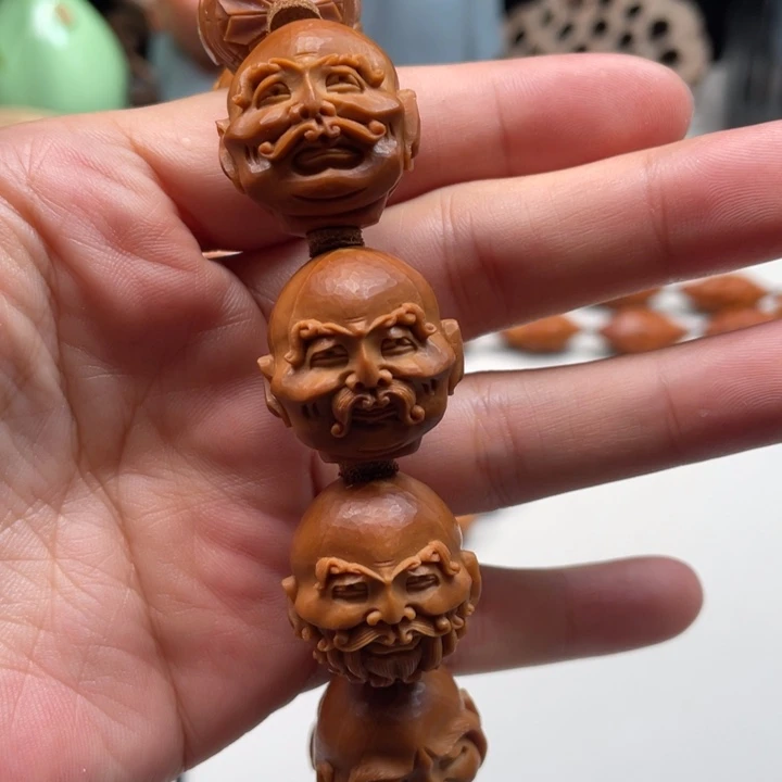 橄榄核手串/手链铁核须派十八罗汉