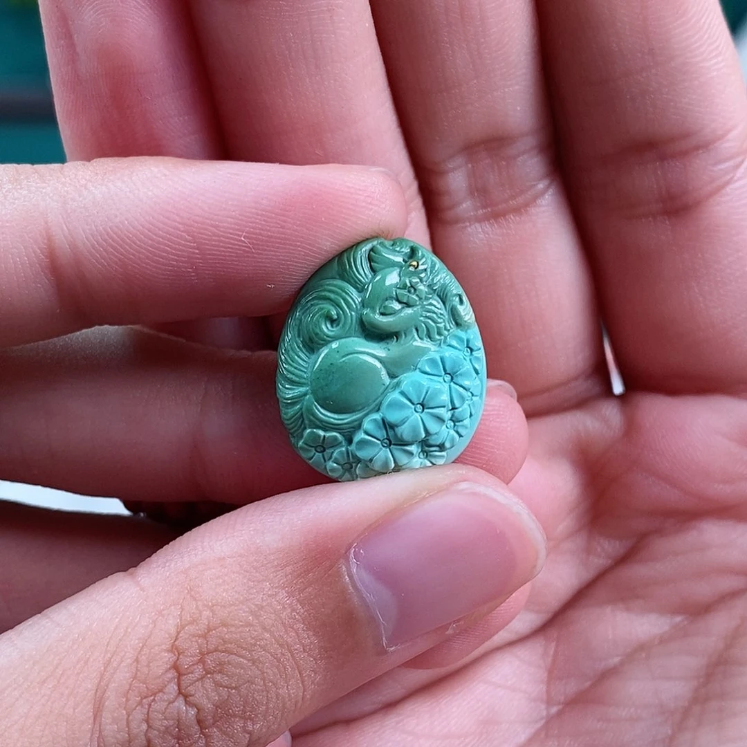 绿松石珠宝奇石未镶嵌