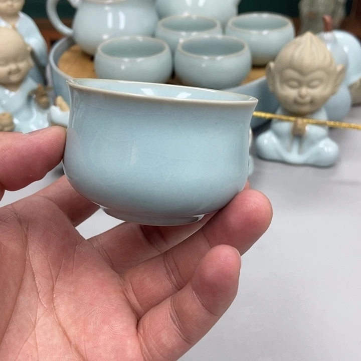 瓷快*天青色张君老师元宝杯