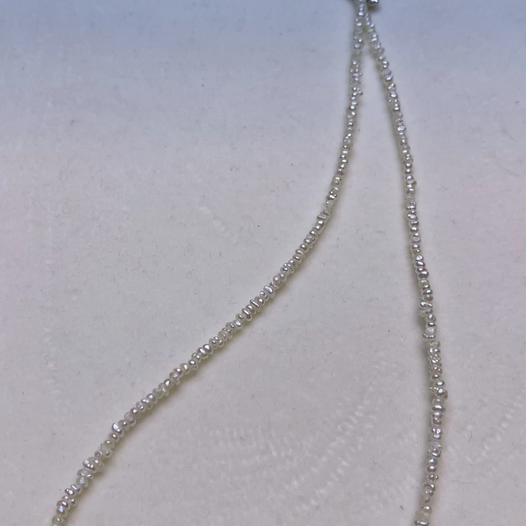 颈饰银S925镶嵌淡水珍珠