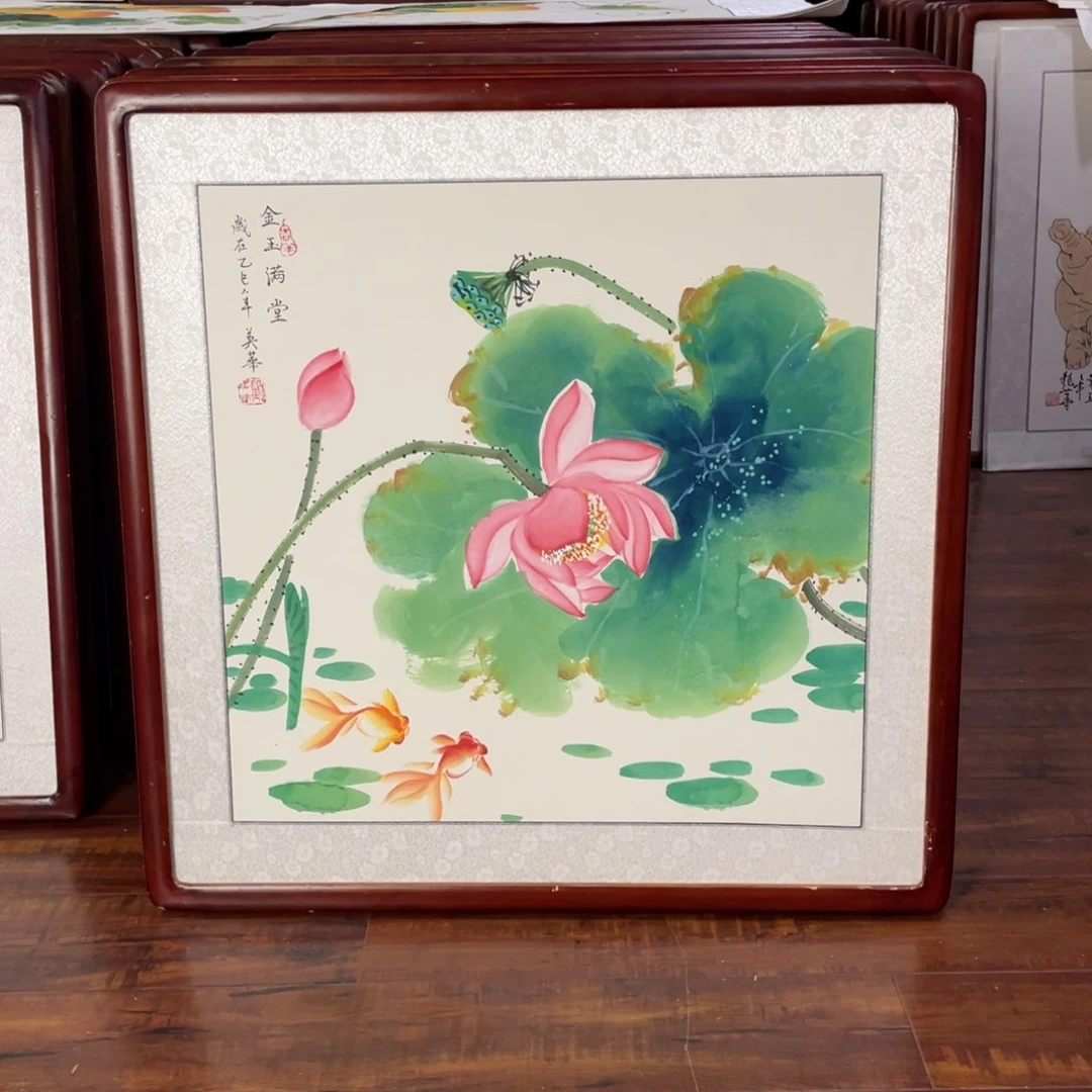 国画带框尺寸63*63厘米