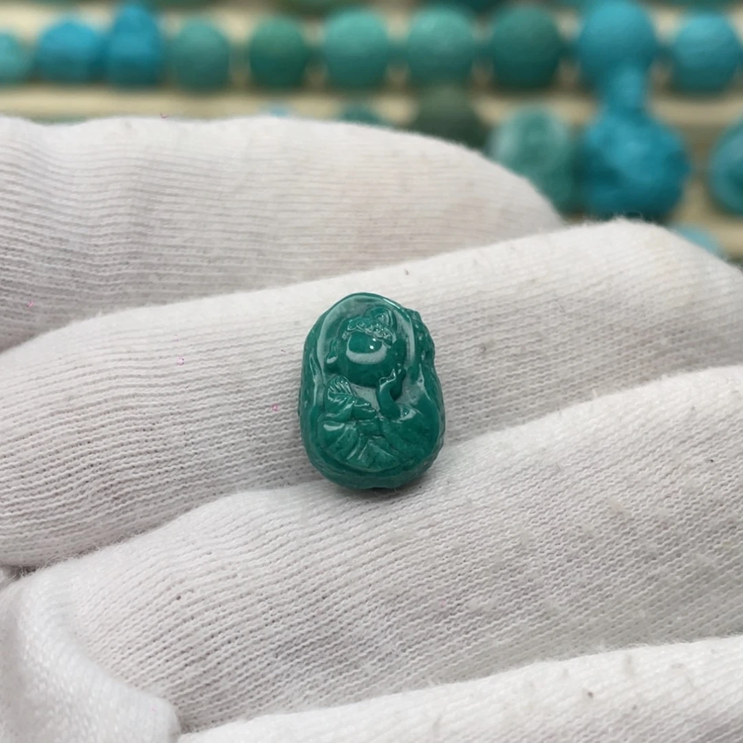 绿松石未镶嵌颈饰卡11-15-6.7