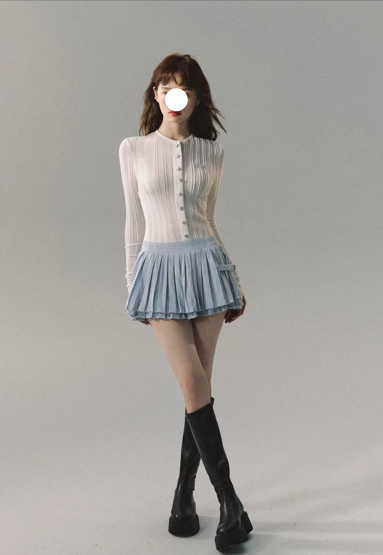 梦幻少女/丝绒下摆裙