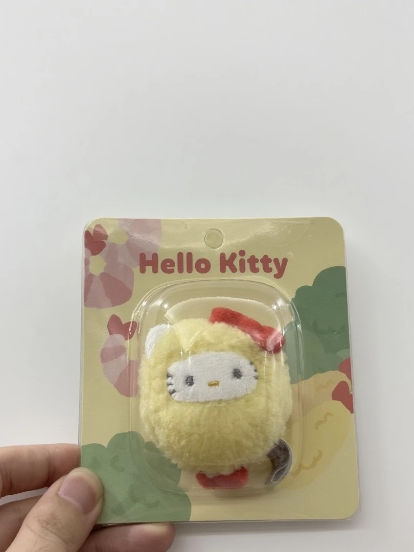 【韩版正品】三丽鸥helloKitty便当系列炸虾毛绒Kitty挂件