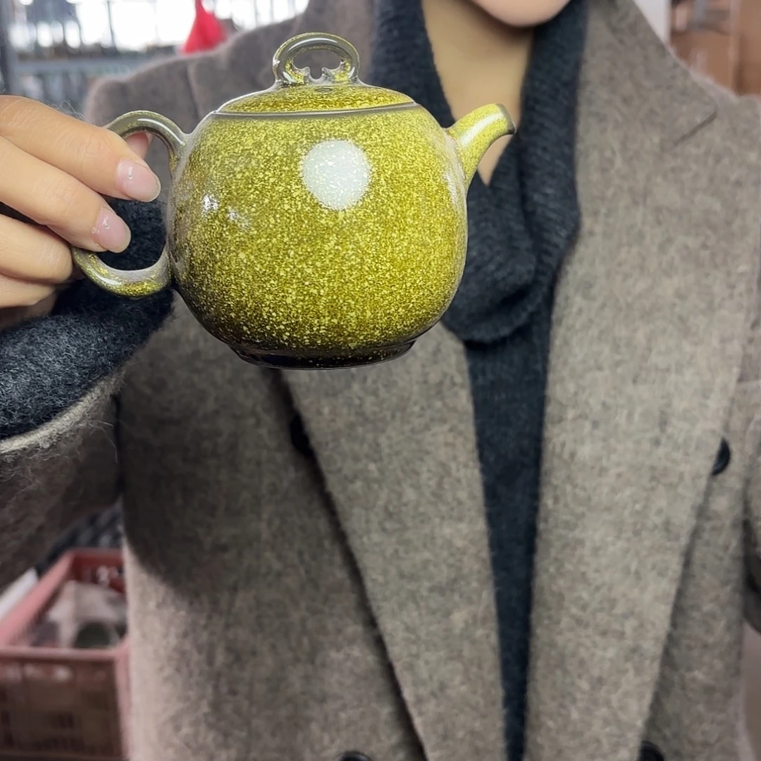 龙泉云间青瓷小米茶器