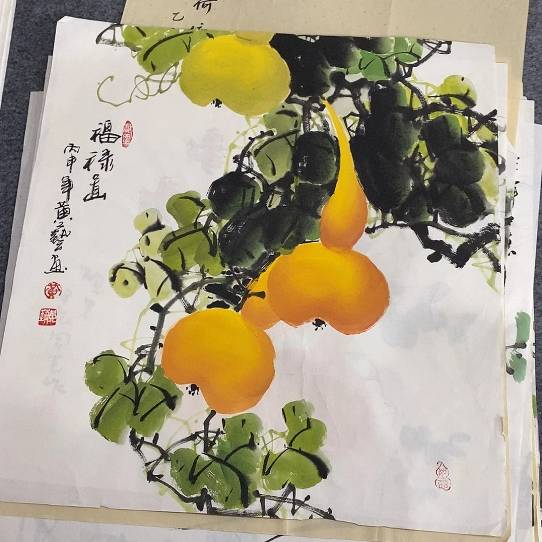 国画画画真的画画画