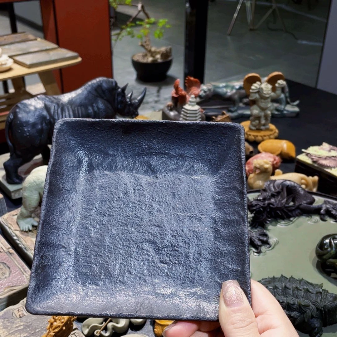 冰碛岩壶承随性打磨纹理