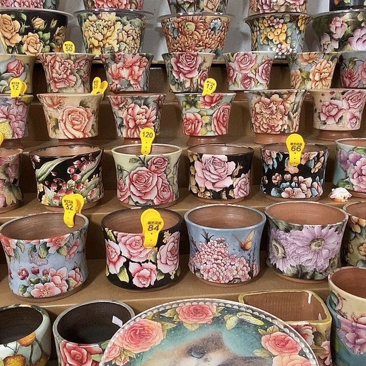 景德镇精品瑶晨精品花盆福利