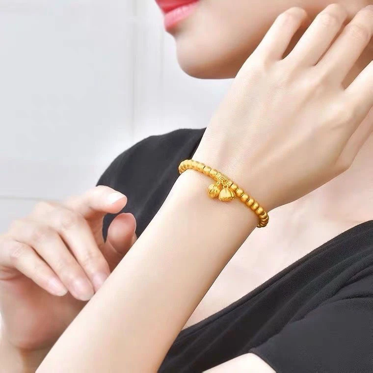 合金手链 精工卡6两世欢手链 弹力绳