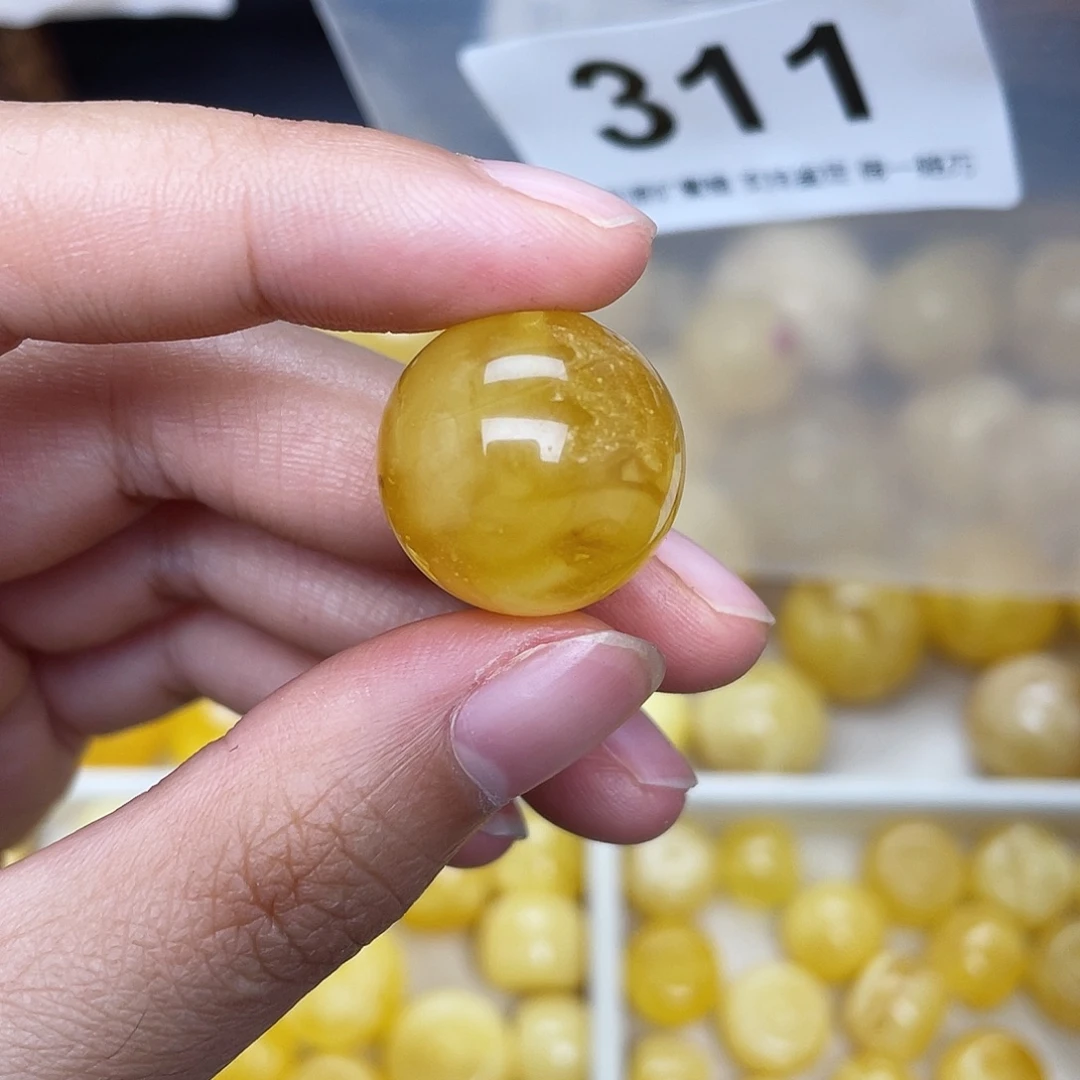 蜜蜡未镶嵌珠宝奇石粉19