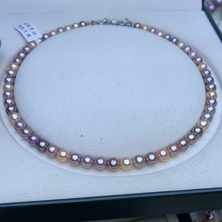 淡水珍珠项链未镶嵌7-7.5mm