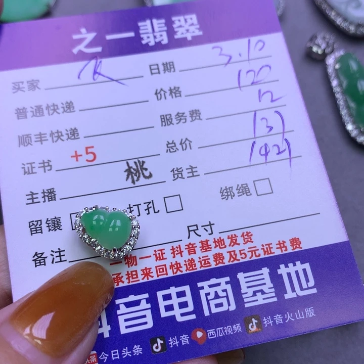 翡翠颈饰银S925镶嵌?*飞