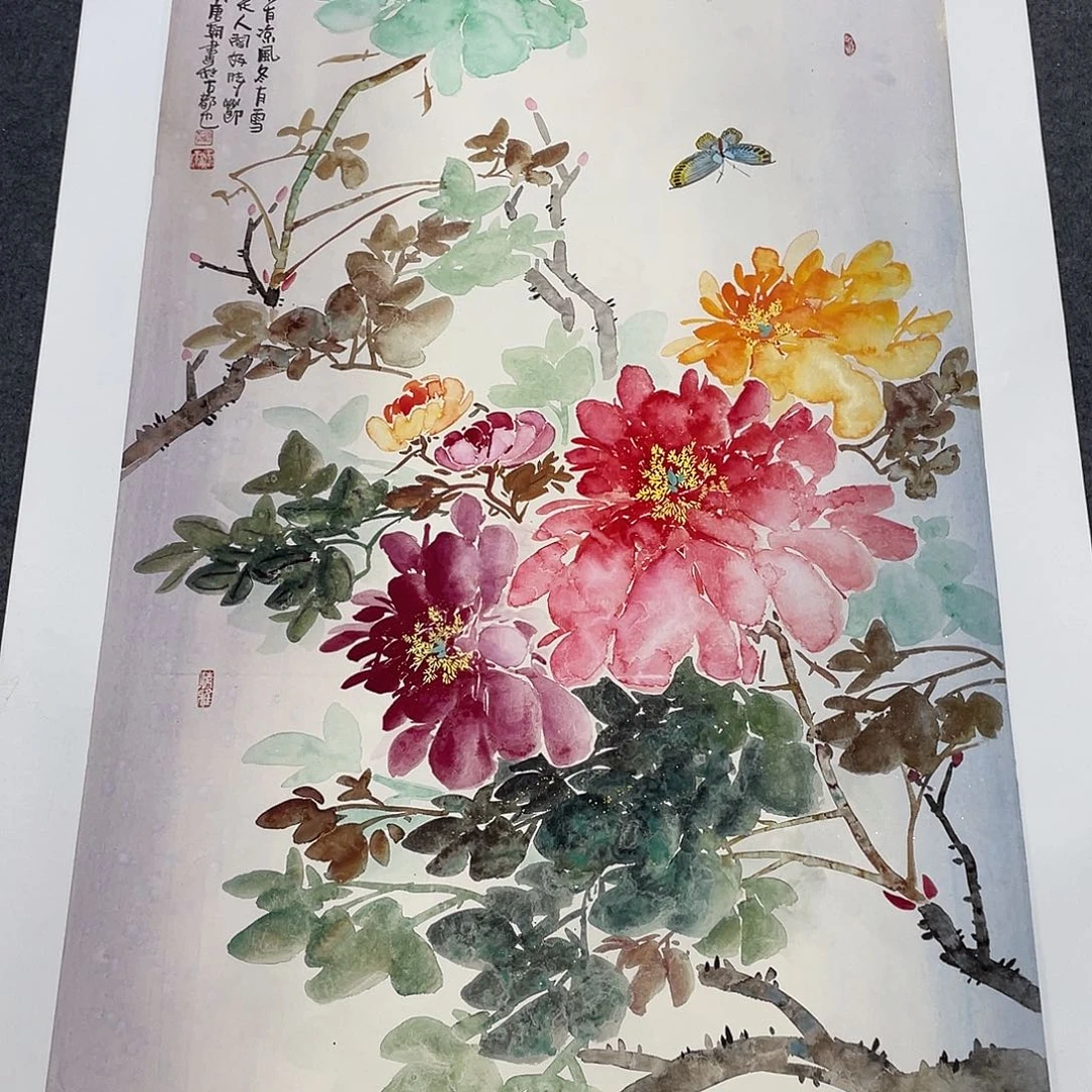 国画今天早上起来发现