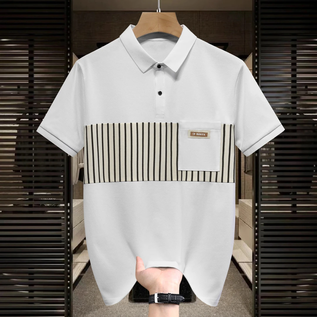 夏季新款轻便短袖POLO衫时尚舒适户外运动休闲薄款T恤