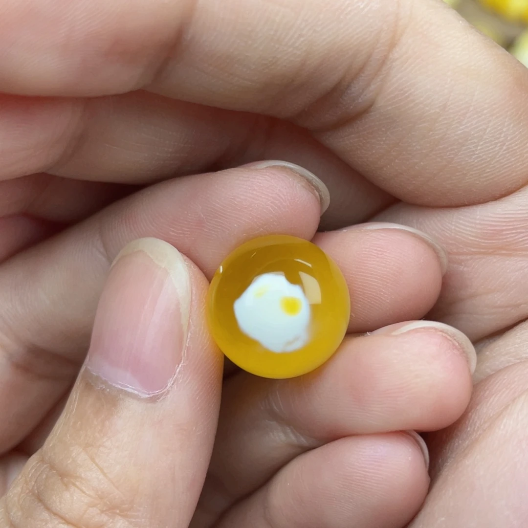 琥珀颈饰未镶嵌13mm
