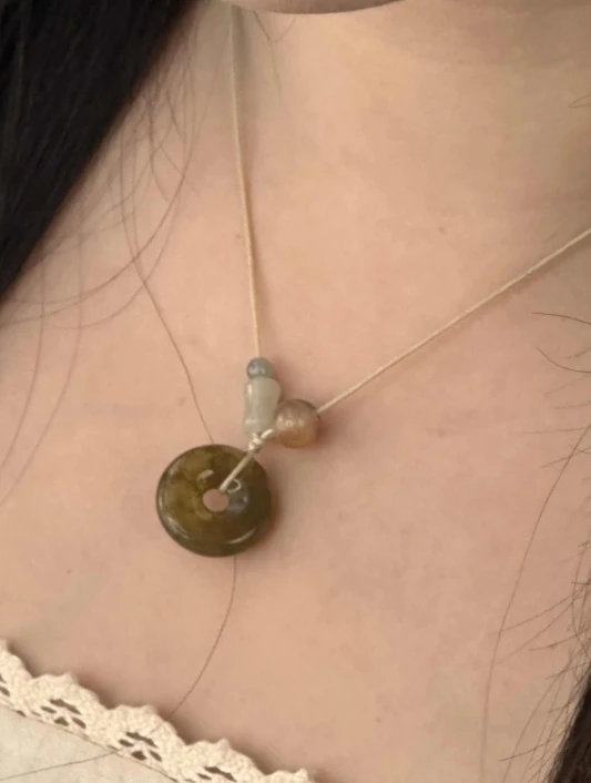 玉扣项链