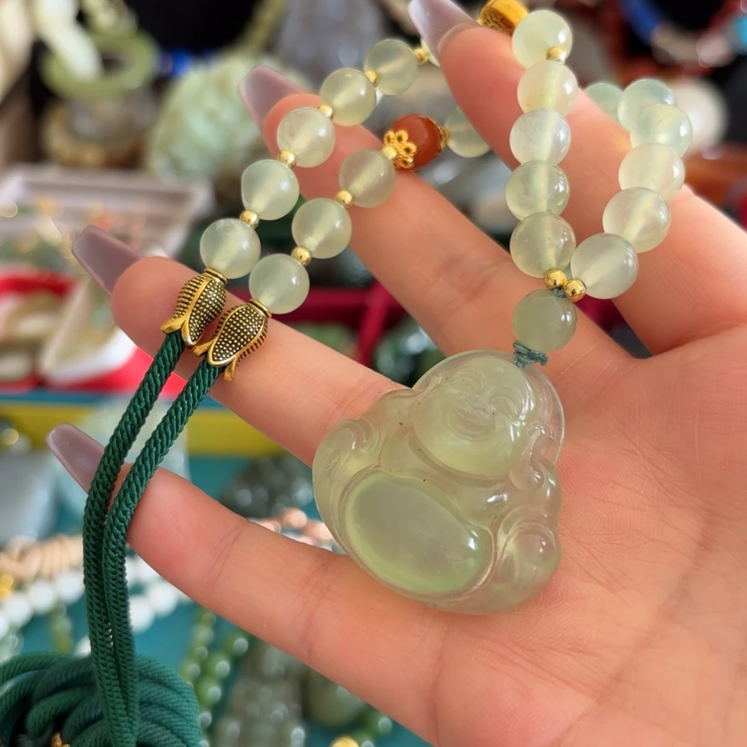 岫岩老玉（透闪石质玉）未镶嵌颈饰5992