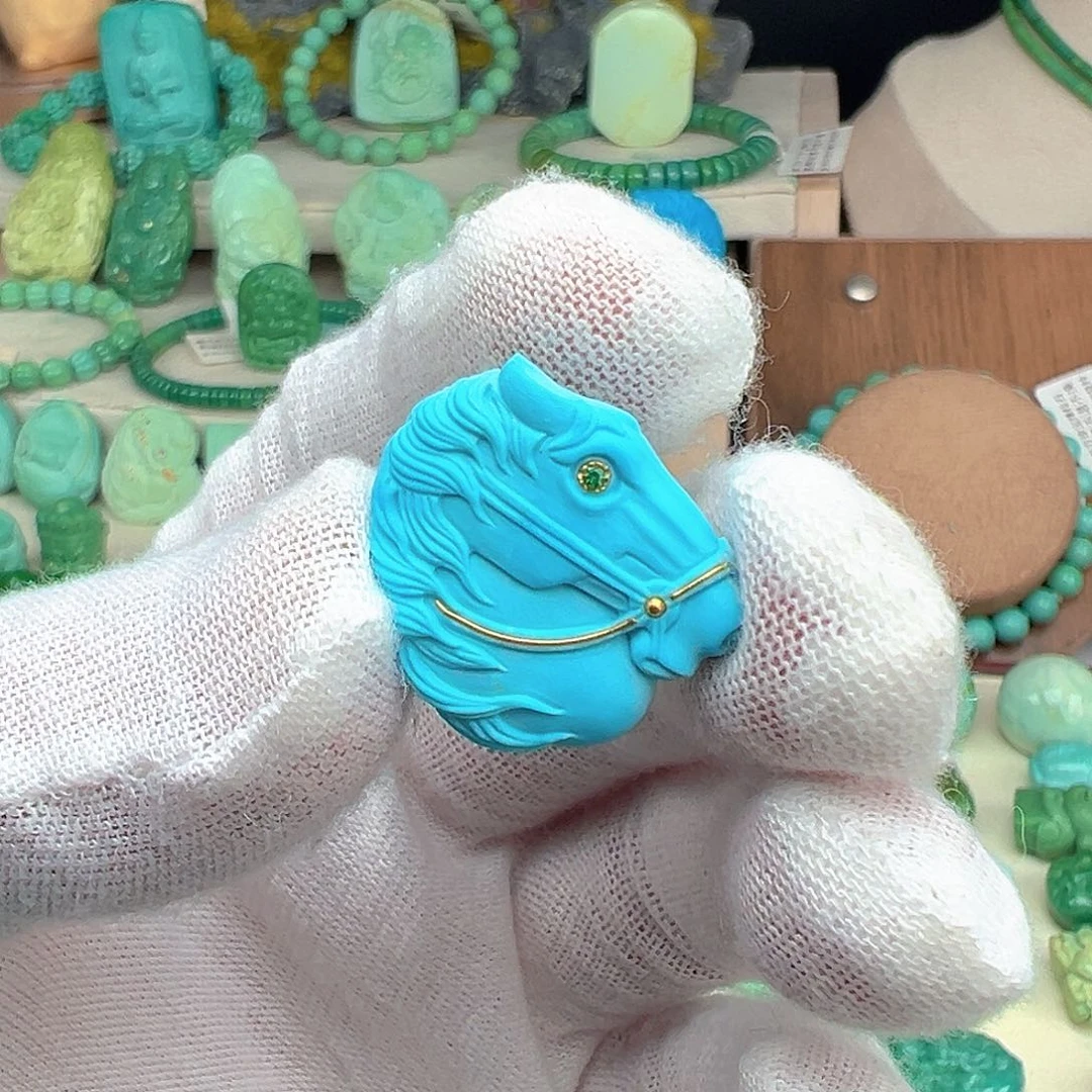 绿松石未镶嵌主播夏