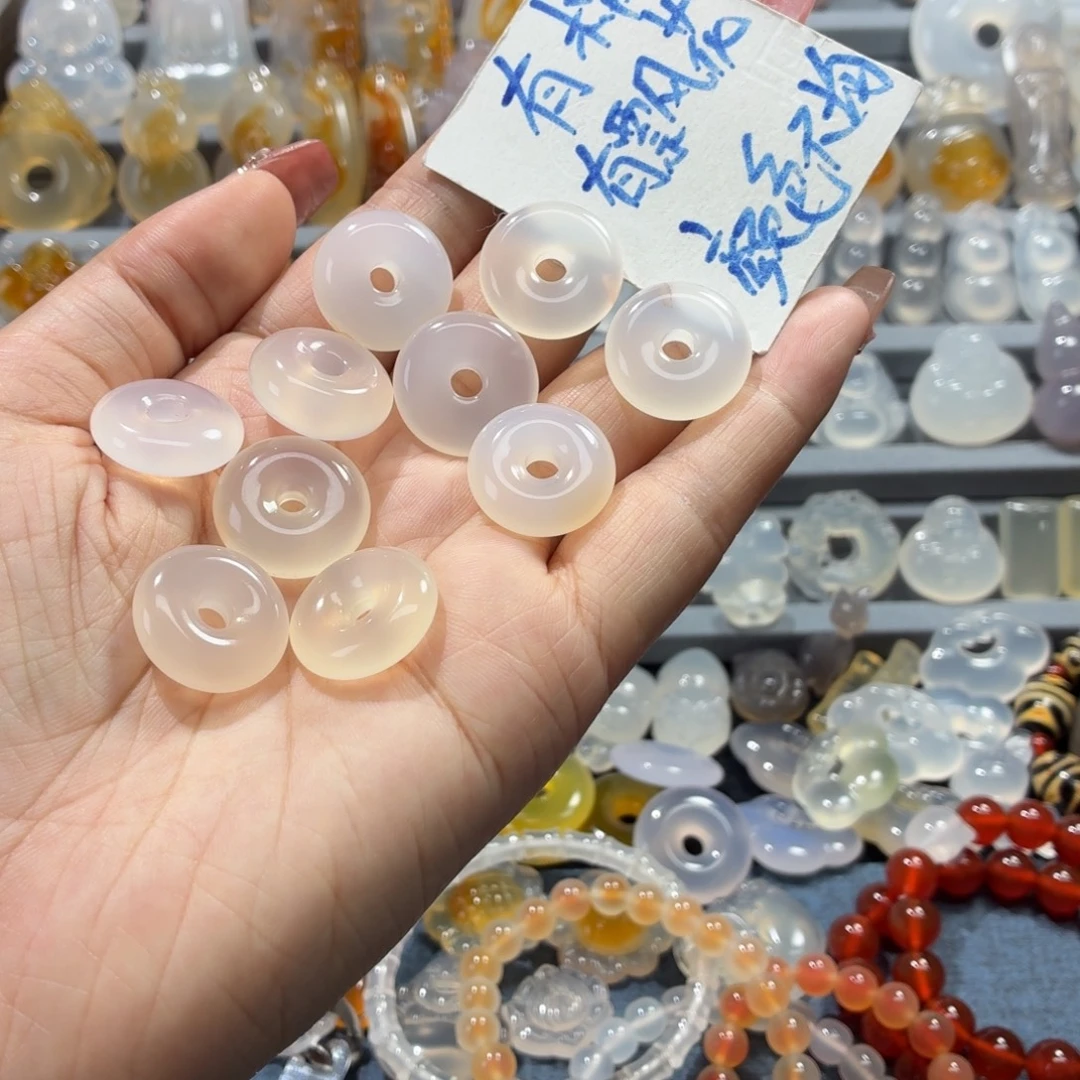 玛瑙/玉髓未镶嵌吊坠(不含链)