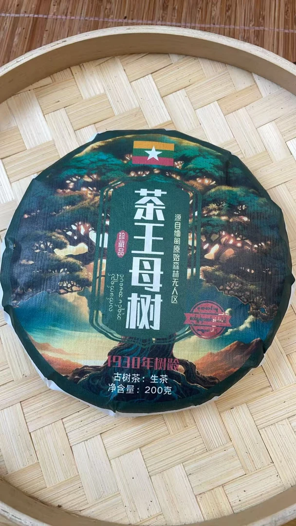 2022年缅缅原始森林无人区的茶王母树古树200克饼DDC2DB2d88 -750