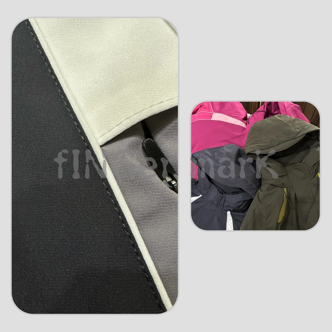fINGer marK 集合店 小众设计师男女同款拼接冲锋羽绒服外套1170