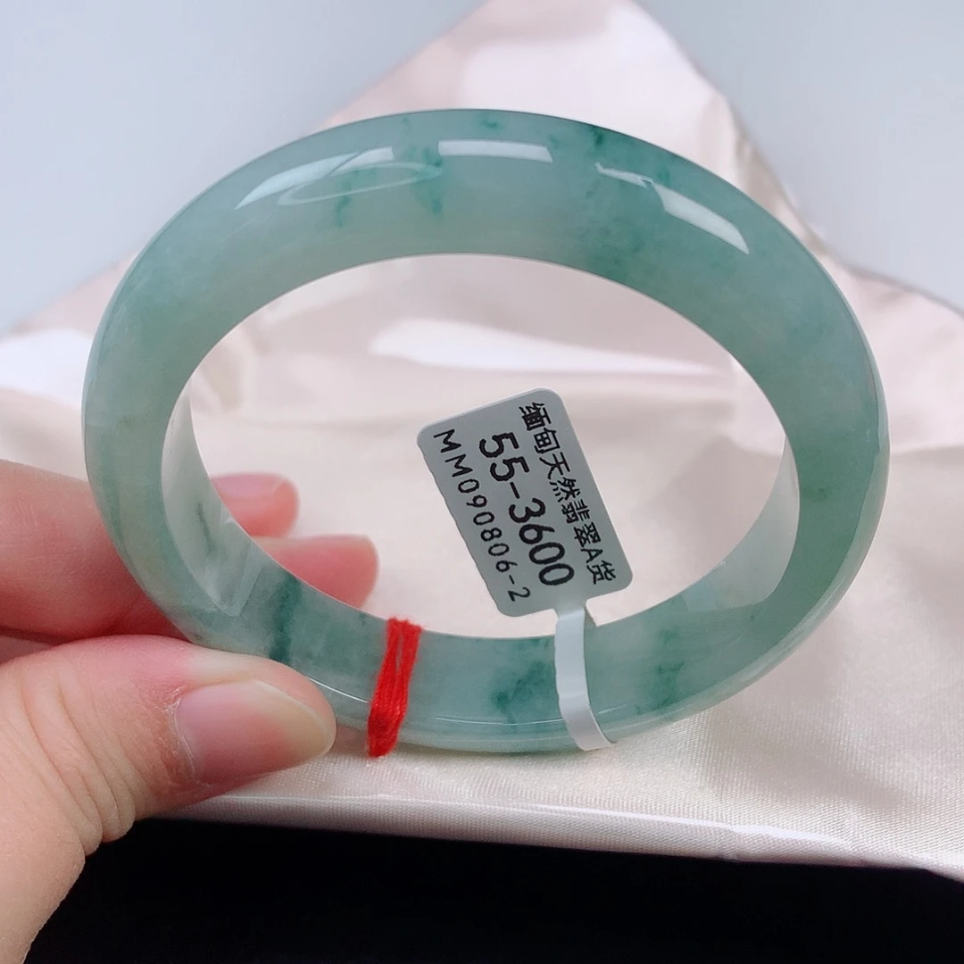 未镶嵌手镯翡翠55正圈