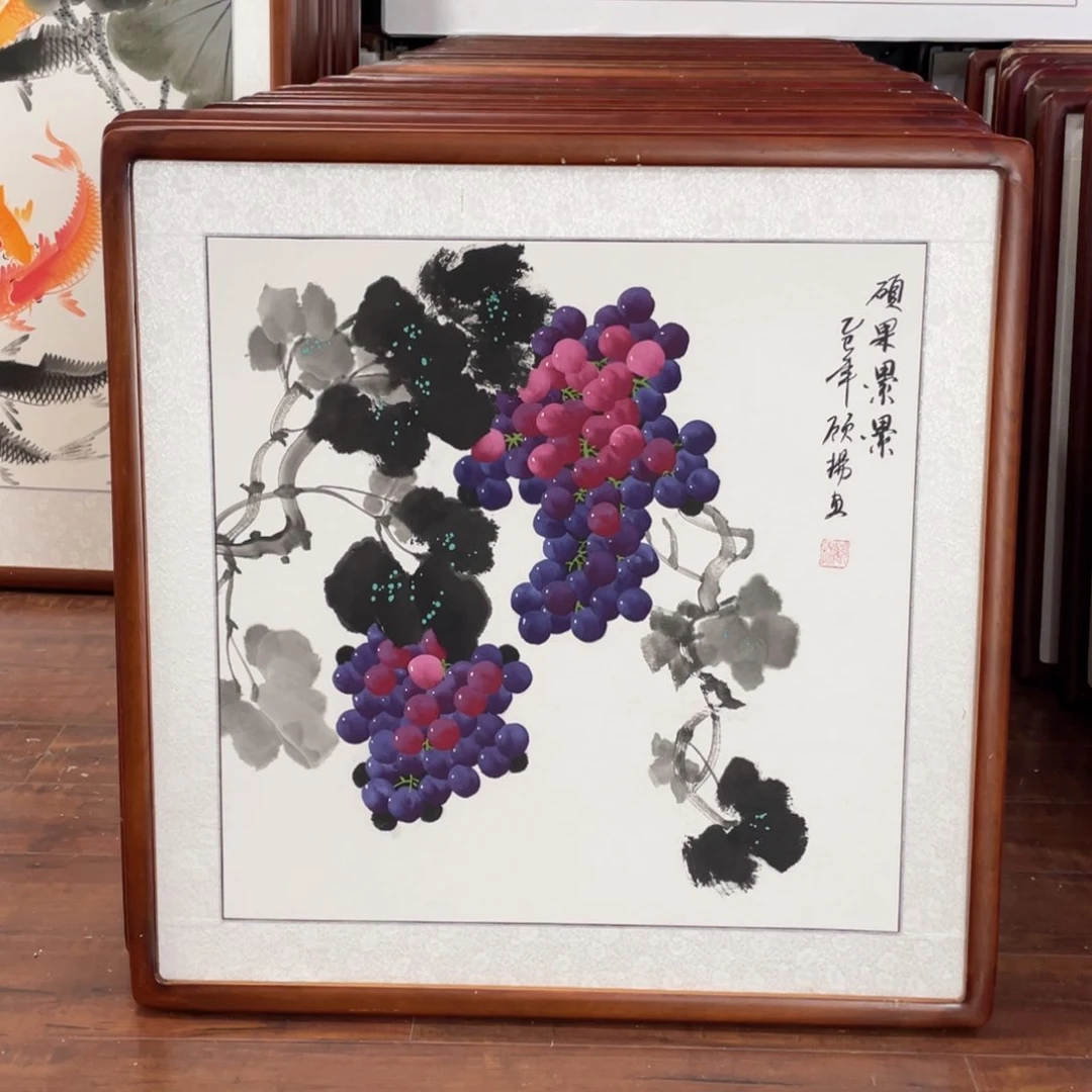 国画带框尺寸63*63厘米