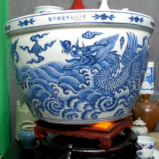 糊***生文房用品大卷缸一个完整无缺