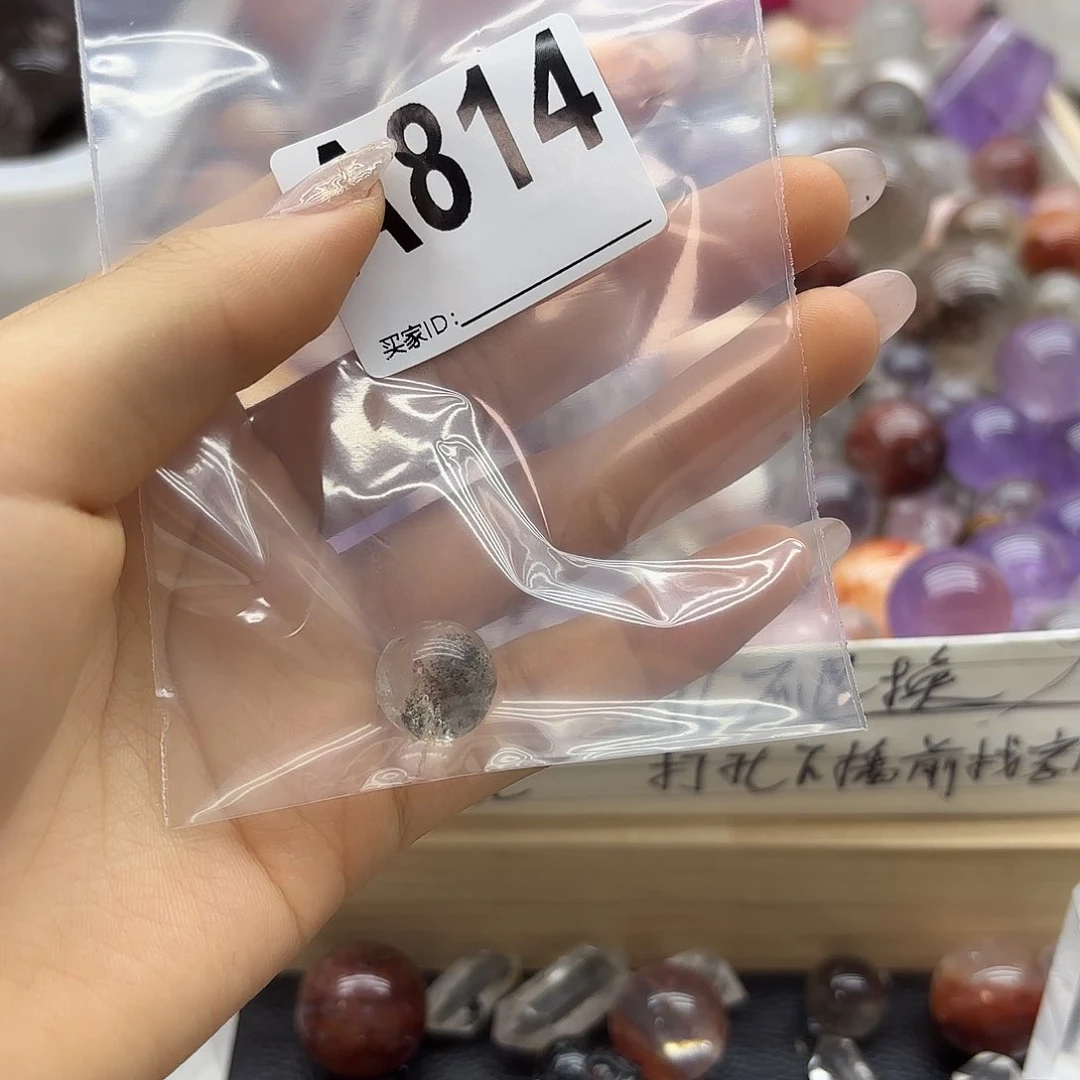 㶧***叠紫晶珠宝半成品未镶嵌814