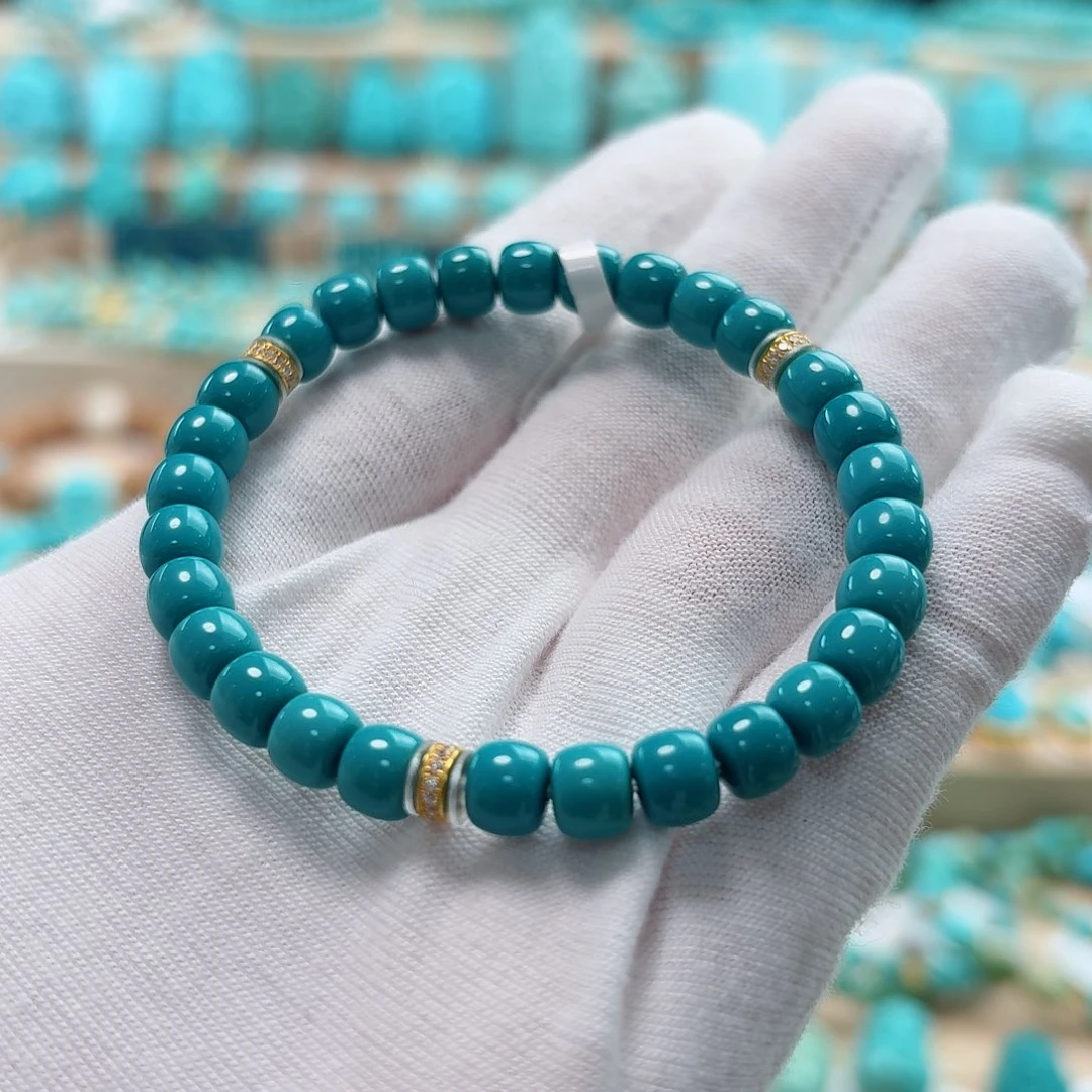 绿松石未镶嵌珠宝奇石泡油