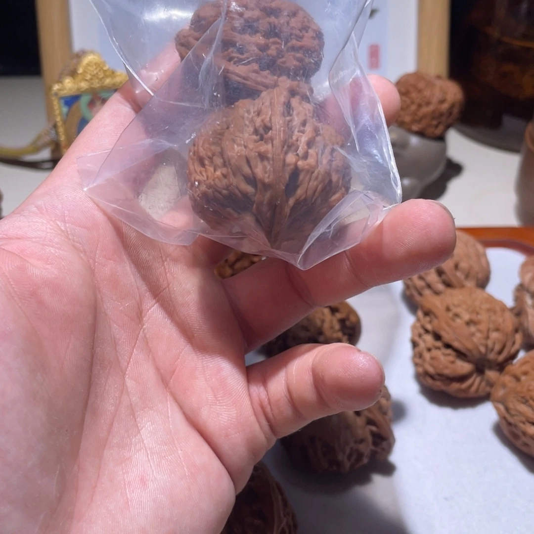 小***涡把件文玩核桃38全品南疆石