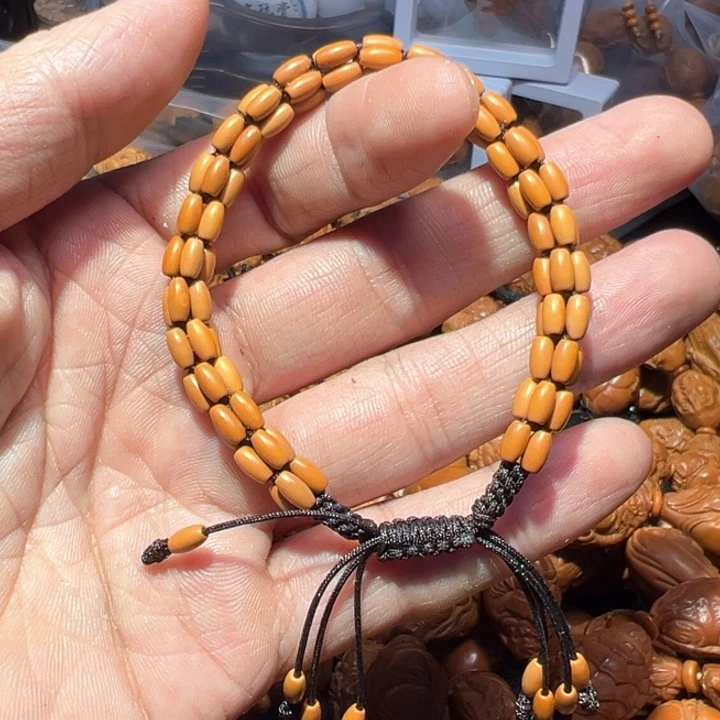 橄榄核手串/手链米珠手编