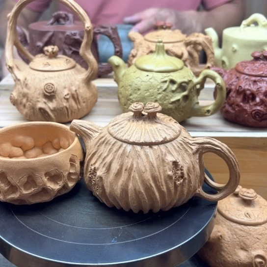 茶壶紫砂全手工制作