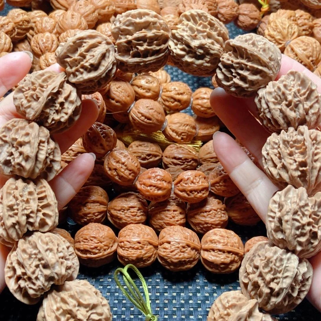 文玩核桃手串岐山三棱