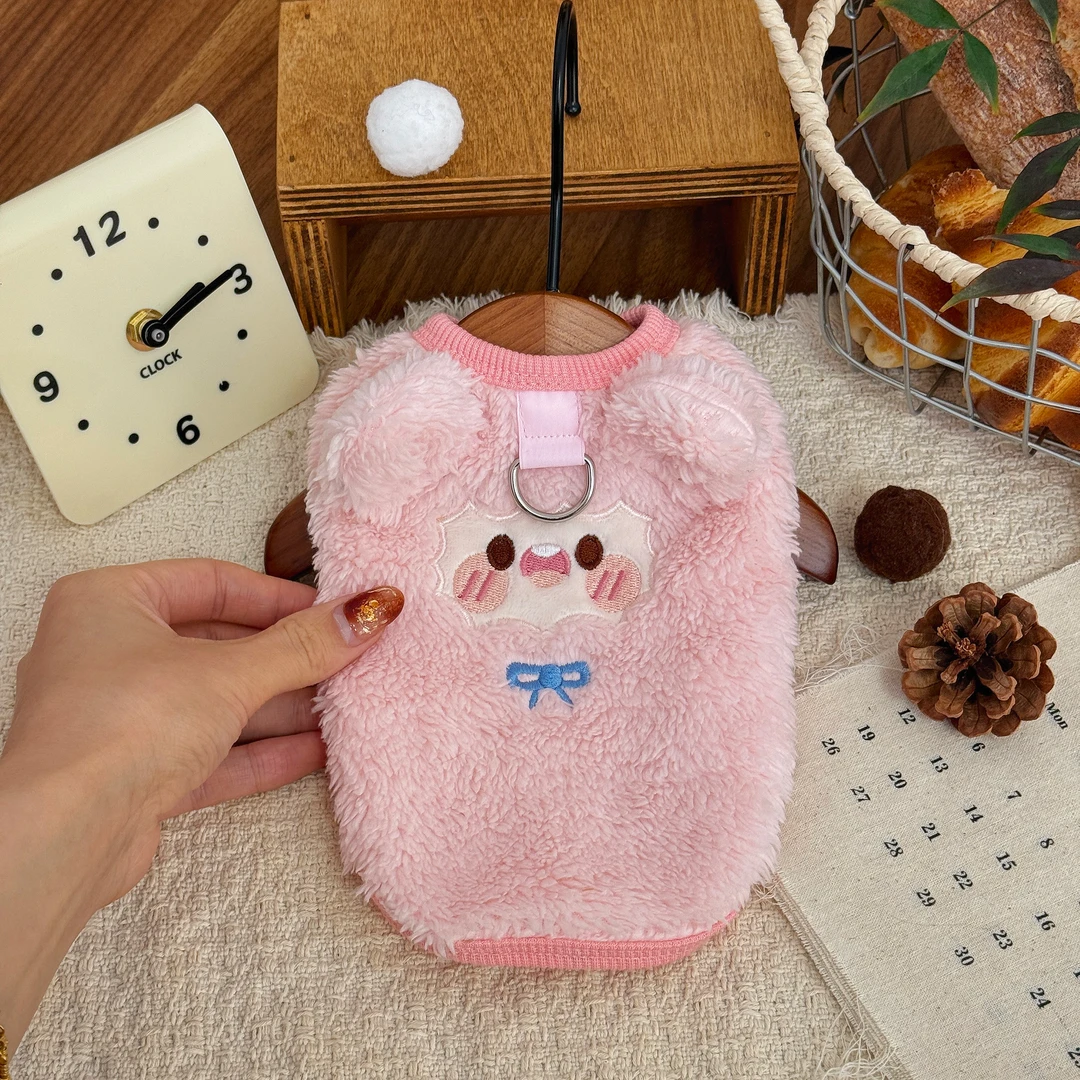 040款秋冬装新款加绒INS风宠物狗狗猫咪衣服博美背心