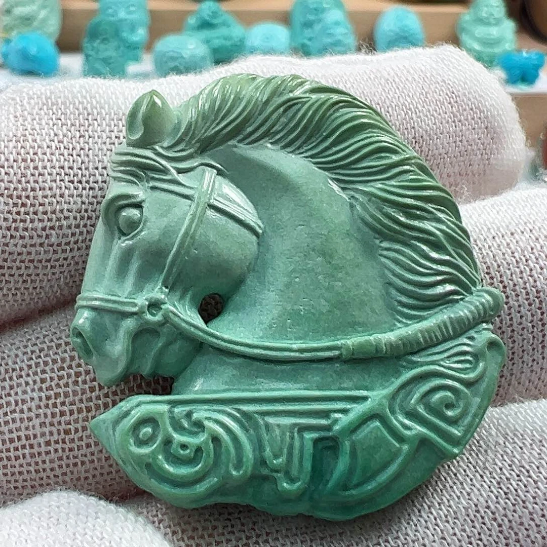 未镶嵌绿松石吊坠(不含链)