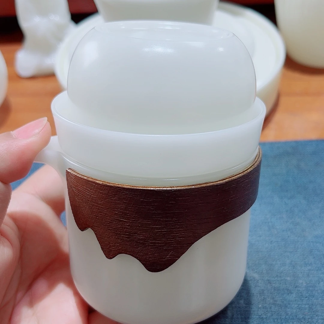 陶瓷素烧璞玉1壶4杯111111