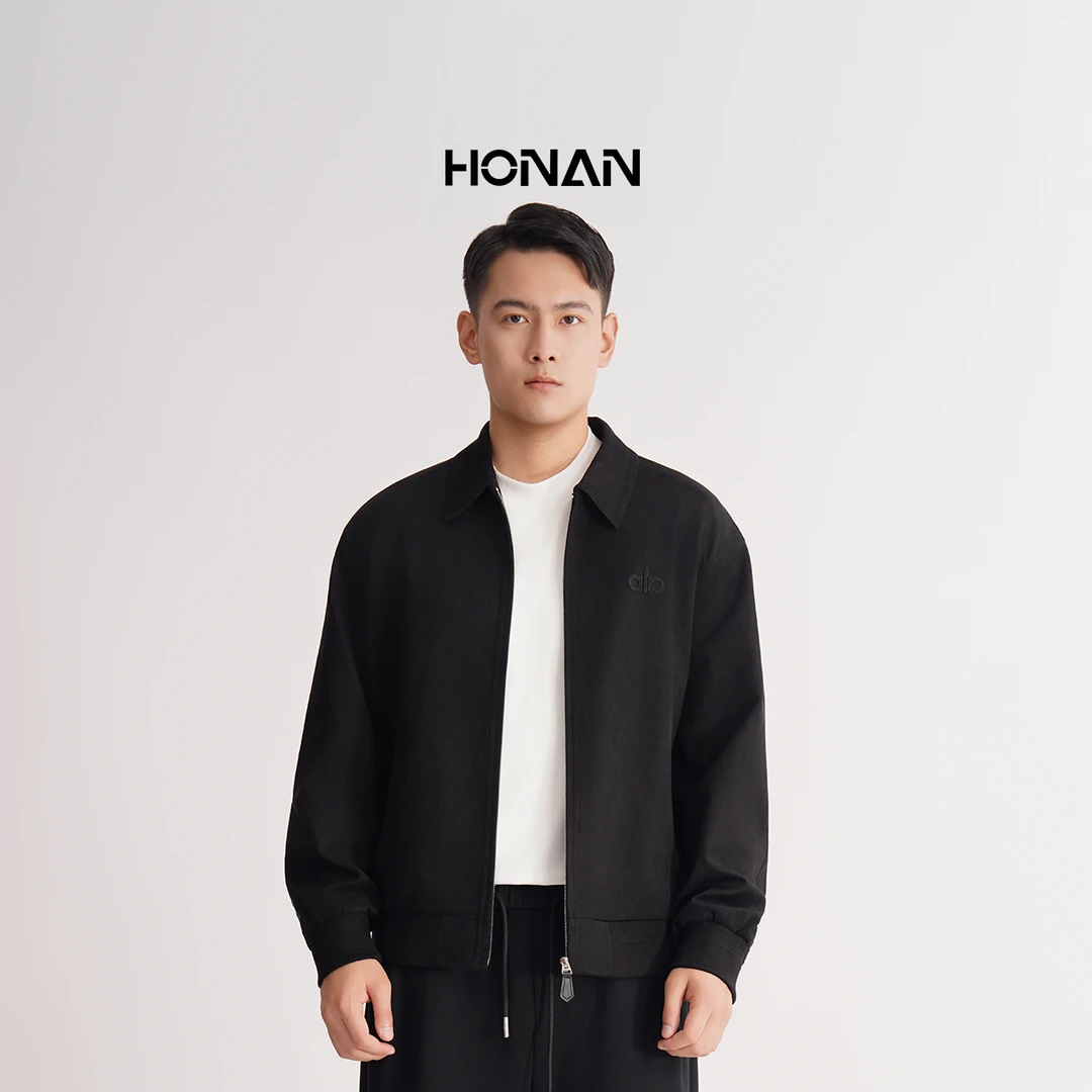 HONAN2025秋季商务休闲麂皮夹克2P01002