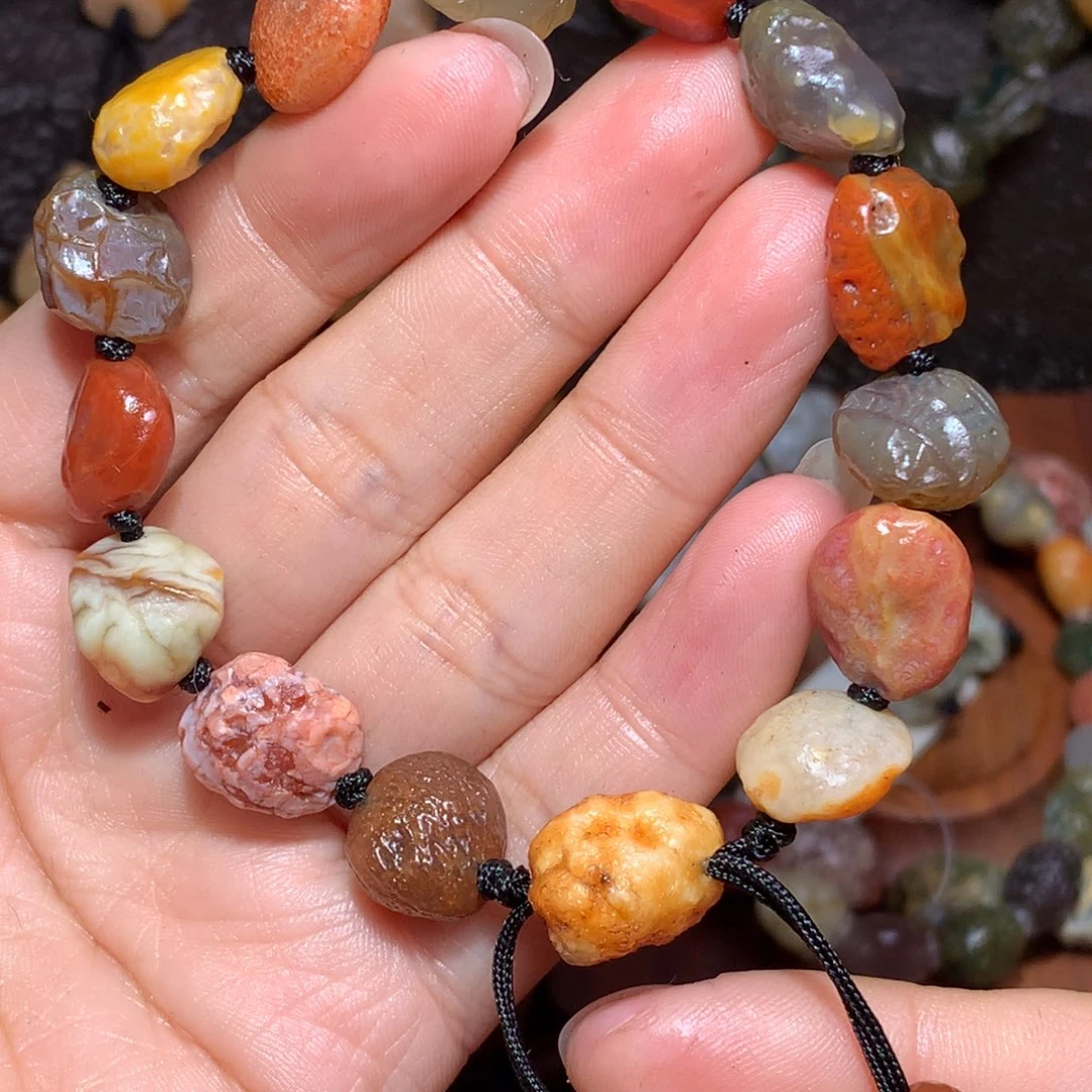 未镶嵌玛瑙/玉髓珠宝半成品