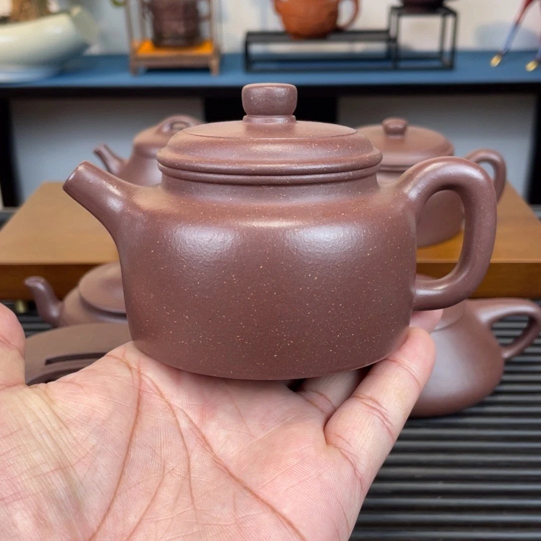 紫砂茶壶底槽青直流嘴德钟230cc