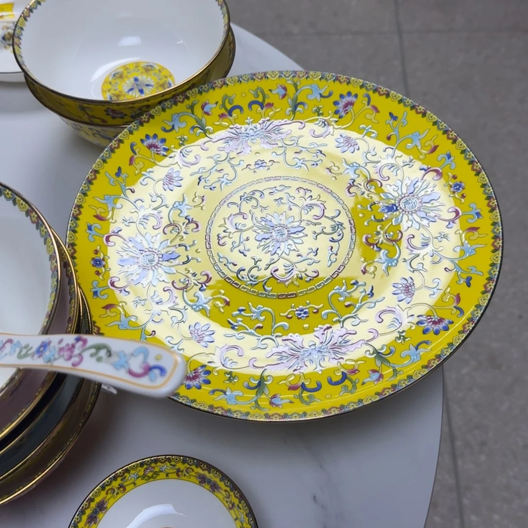 景德镇珐琅彩餐具