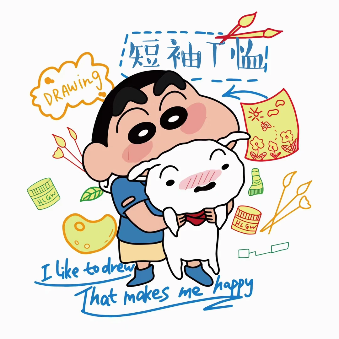 短袖【叮当猫A梦】黑色 白色 多啦 重磅T恤