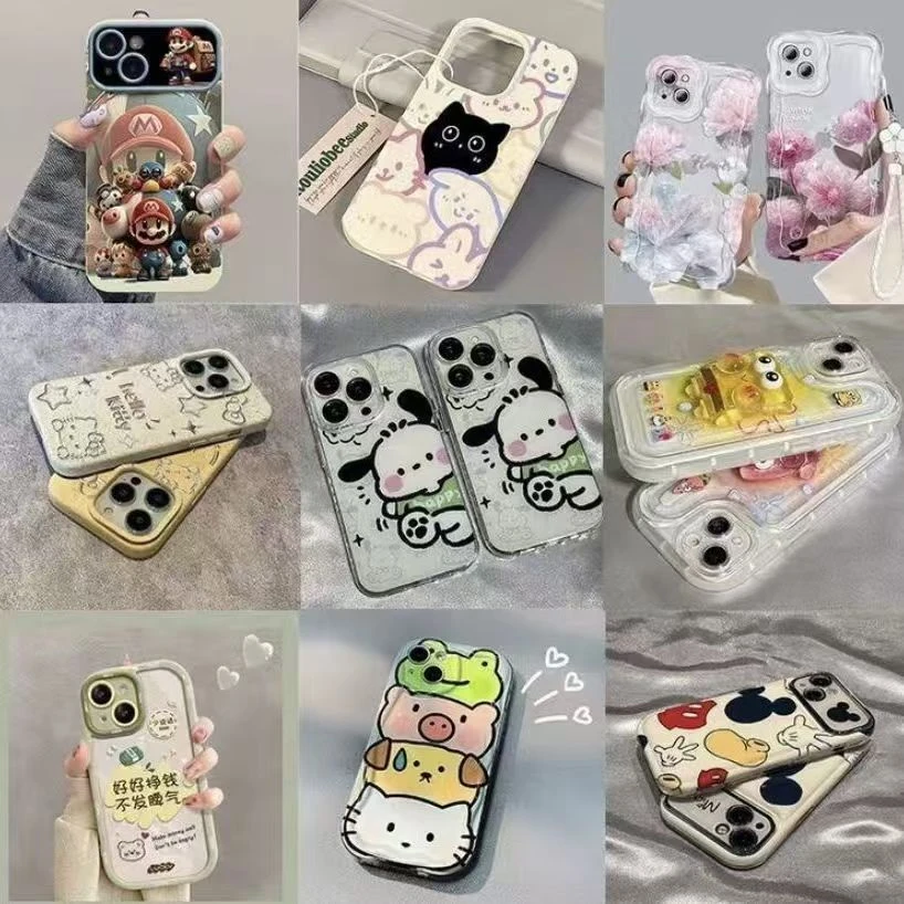 A1直播间过款苹果手机壳适用iPhone14/13可爱简约苹果