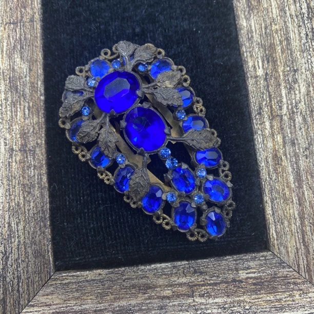 合金胸针 LL 中古首饰vintage Czech老捷克衣领夹裙夹礼服夹