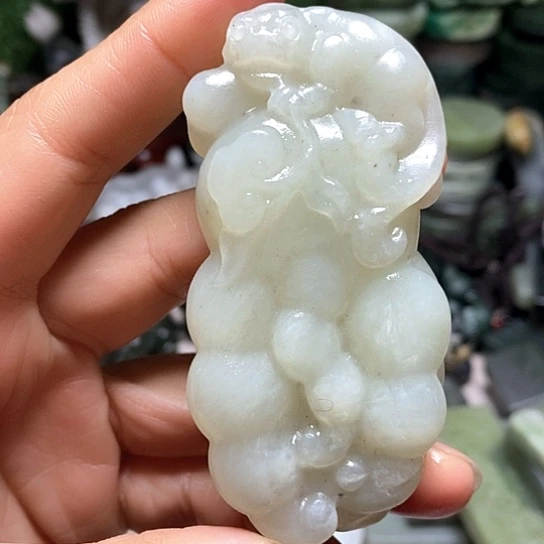 未镶嵌和田玉（糖玉）珠宝半成品