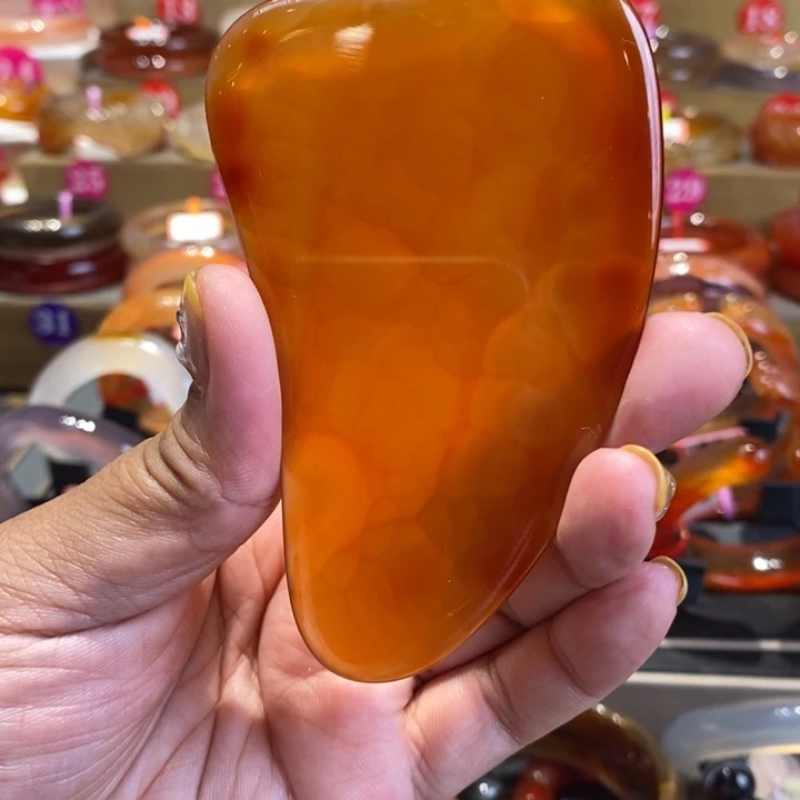 玛瑙/玉髓手镯未镶嵌白**）