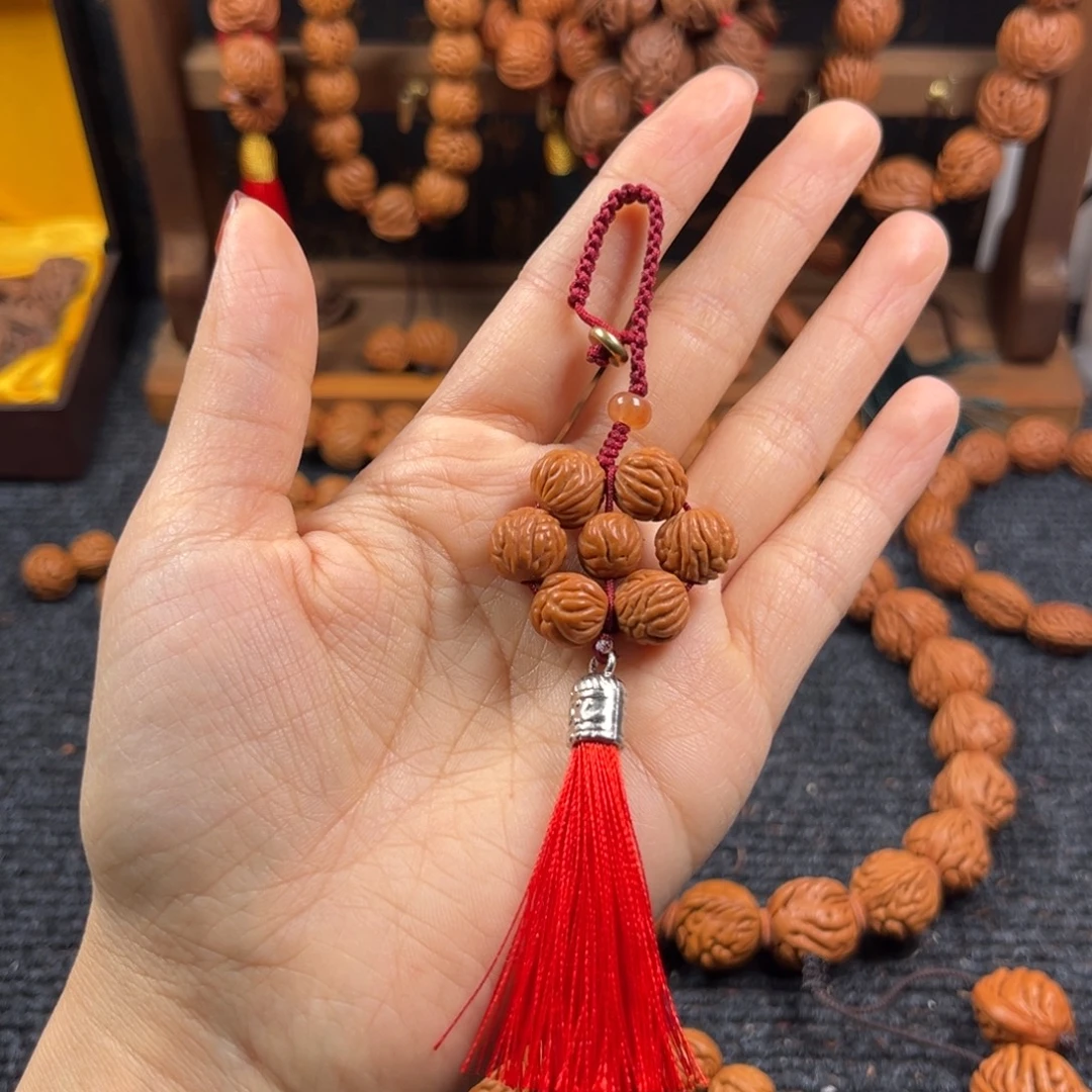 吊坠桃核桃枭挂件L4